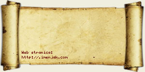 Nina Jelenković vizit kartica